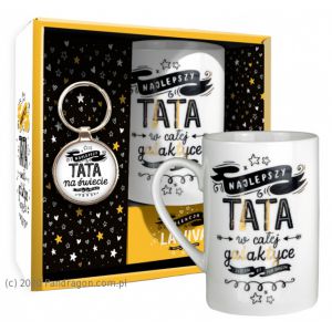 Zestaw Kubek + Brelok Pan Dragon La Viva! Gold Tata